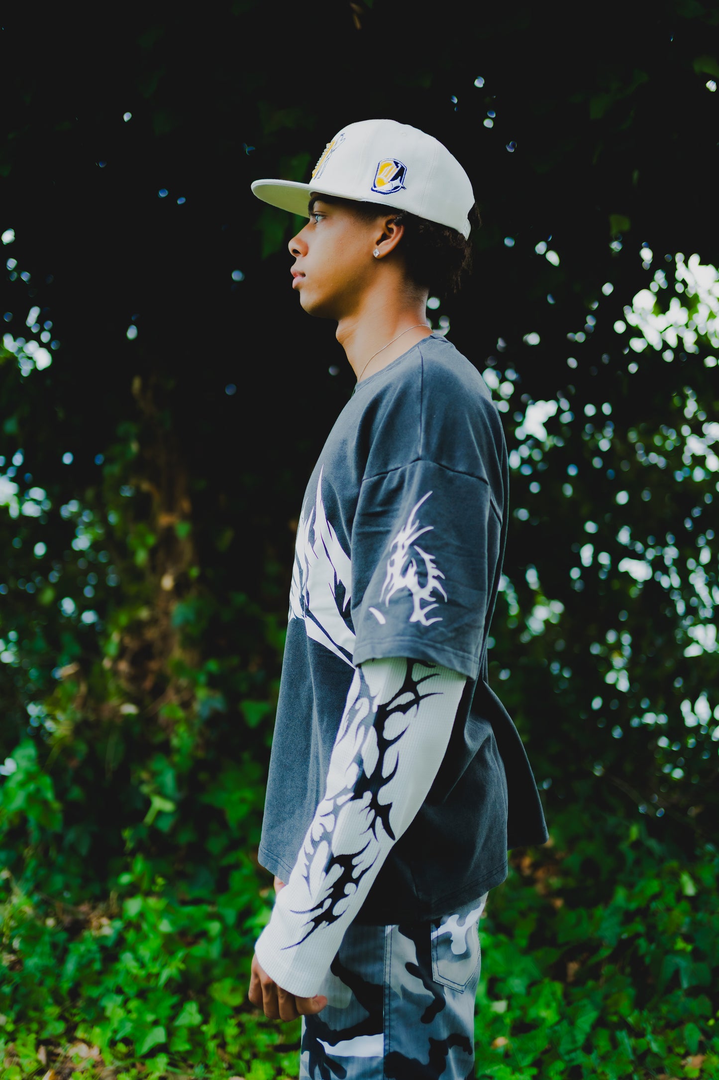 Tribal Frost Longsleeve Washed Black | Unisex