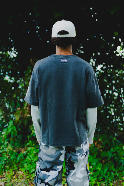 Tribal Frost Longsleeve Washed Black | Unisex