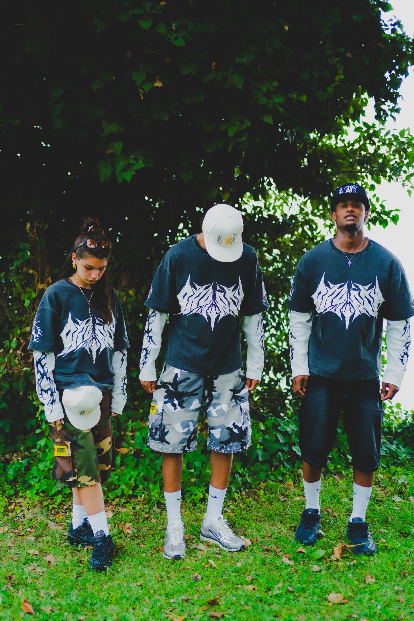 Tribal Frost Longsleeve Washed Black | Unisex