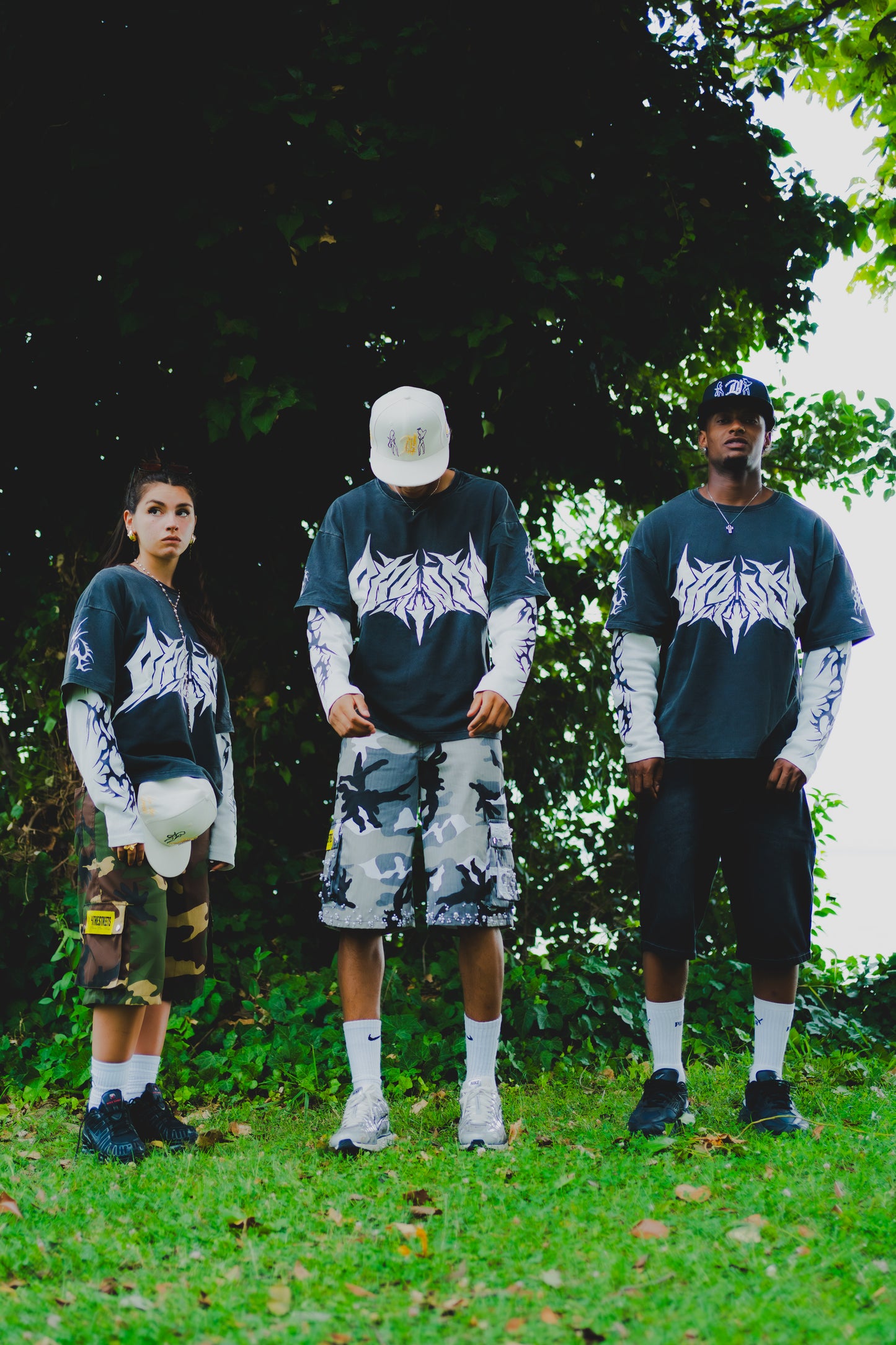 Tribal Frost Longsleeve Washed Black | Unisex