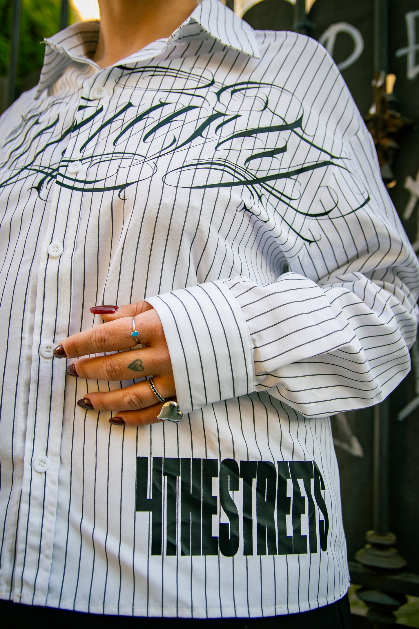 Jacket Legacy Stripe White