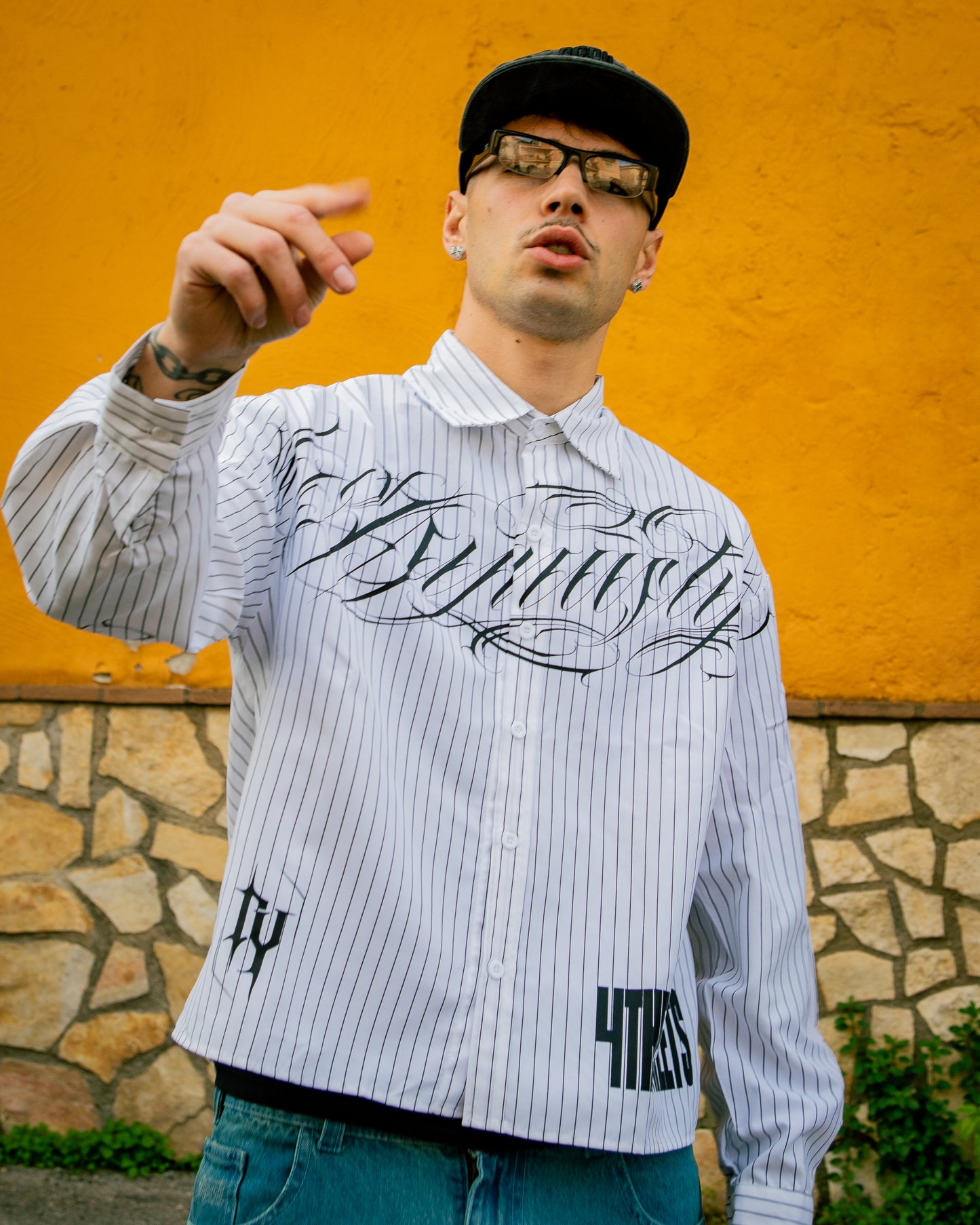 Jacket Legacy Stripe White