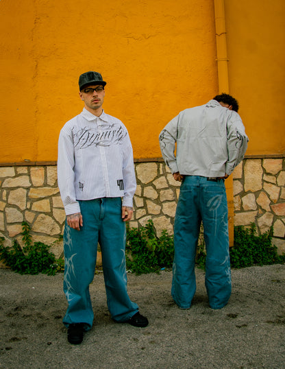 Jacket Legacy Stripe White