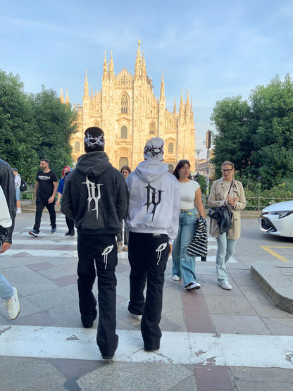 Dirty Dye Hoodie Washed Black | Unisex