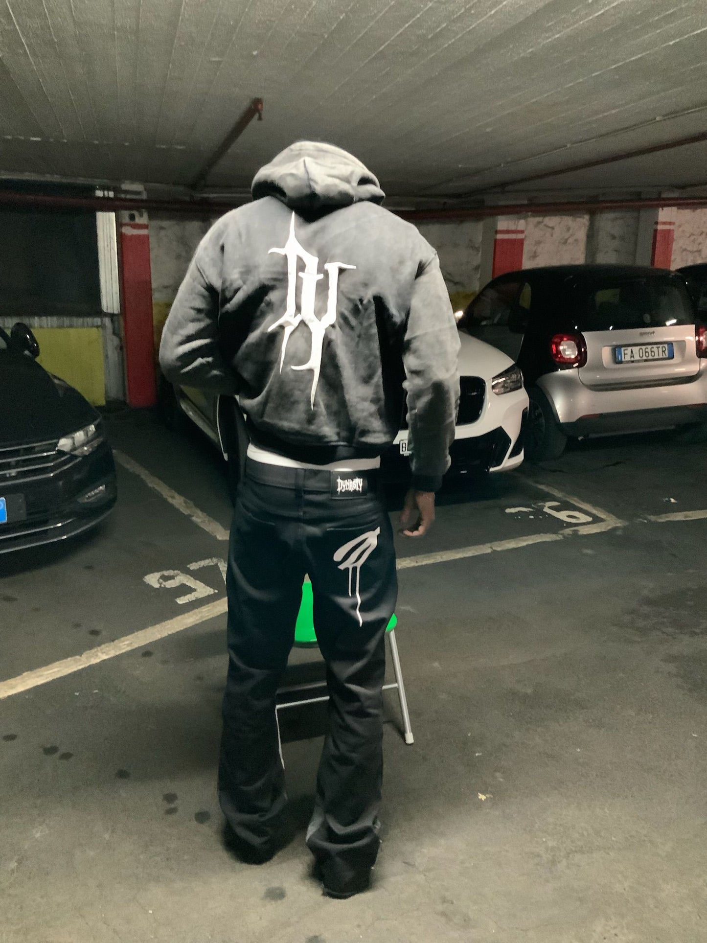 Dynasty Noir Flared Denim | Unisex