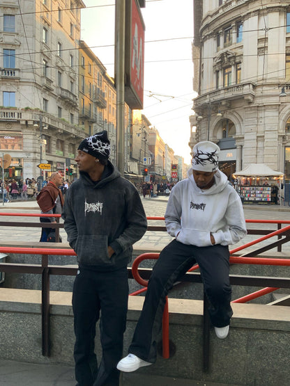 Dirty Dye Hoodie Washed Black | Unisex