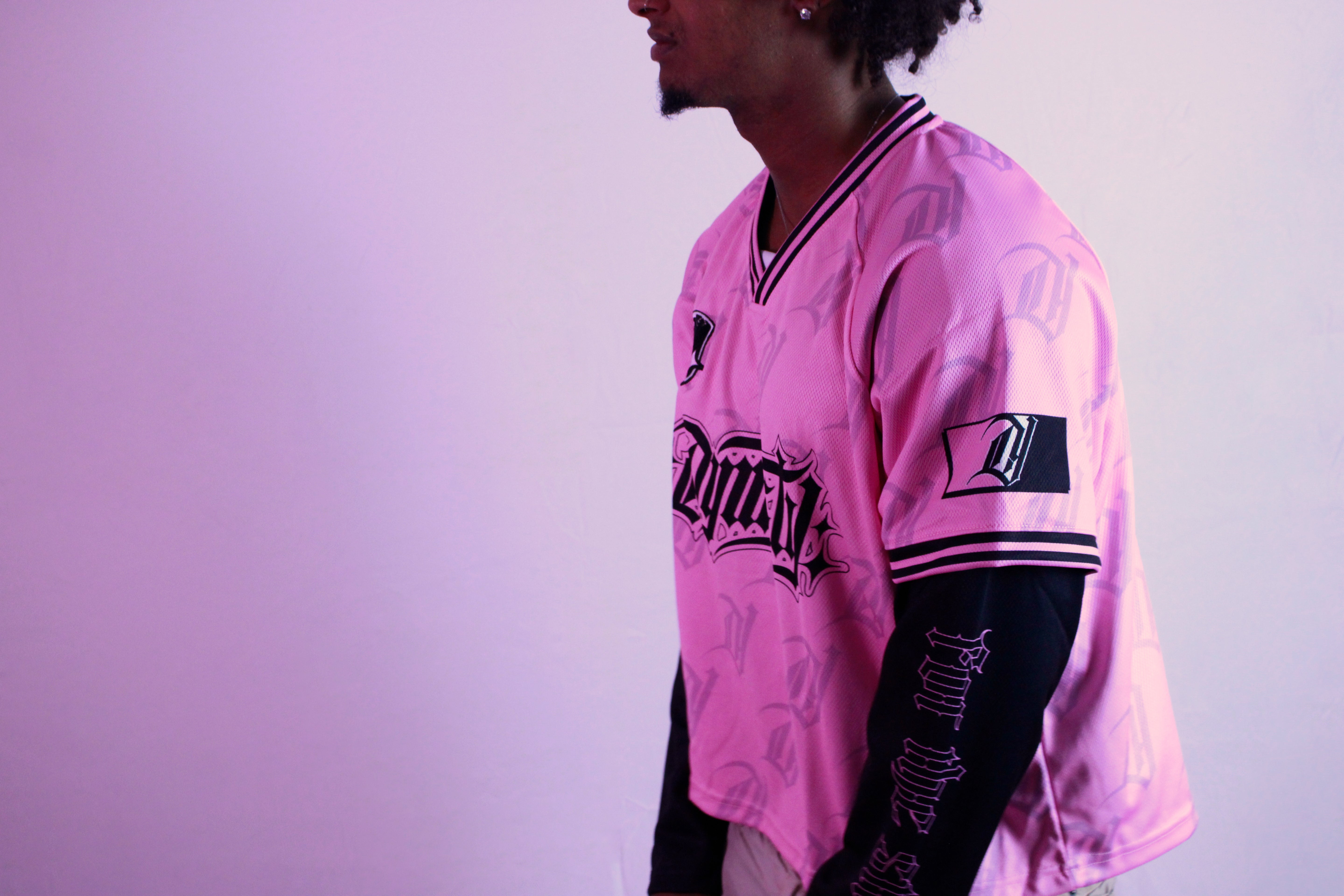 FOOTBALL LONGSLEEVE JERSEY PINK