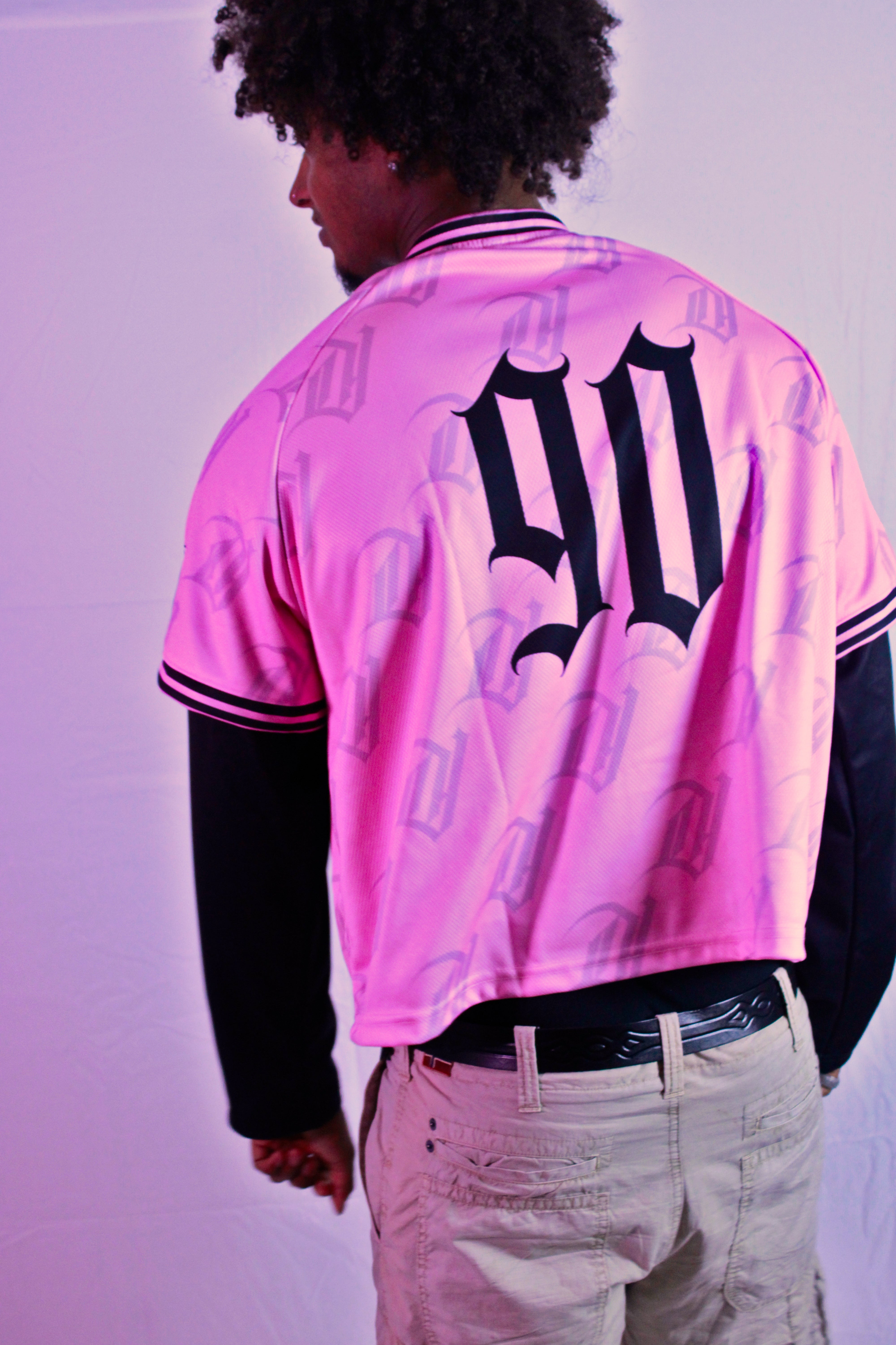 FOOTBALL LONGSLEEVE JERSEY PINK