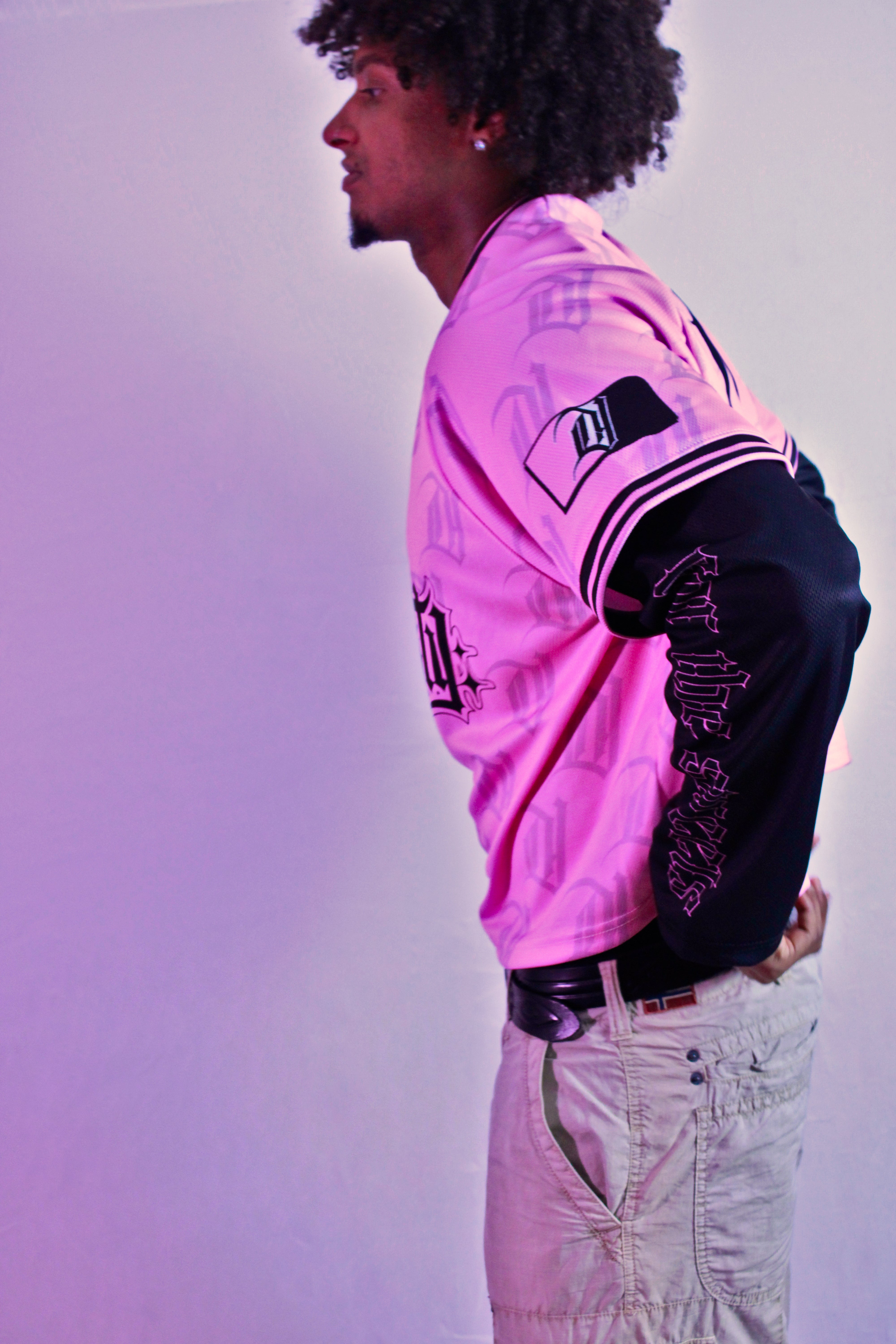 FOOTBALL LONGSLEEVE JERSEY PINK