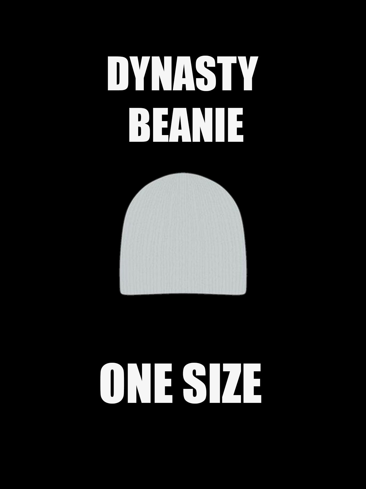 Dynasty Tribal Beanie White