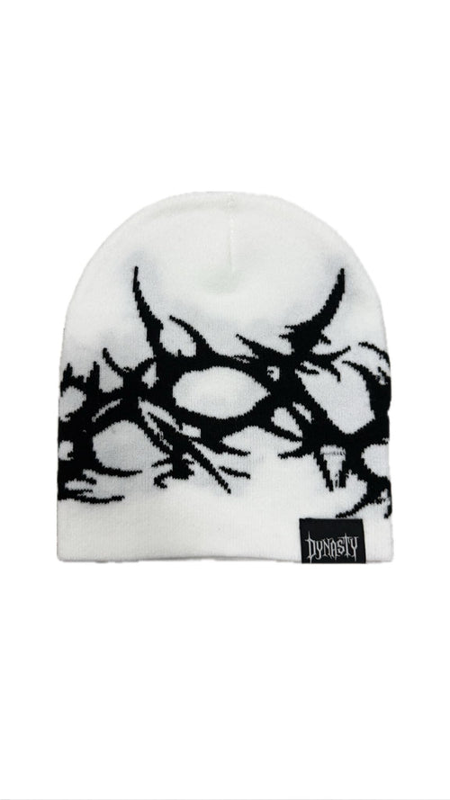 Dynasty Tribal Beanie White