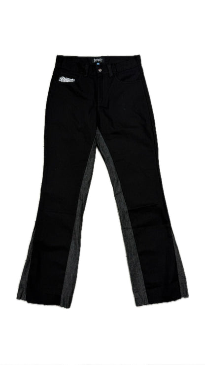 Dynasty Noir Flared Denim | Unisex