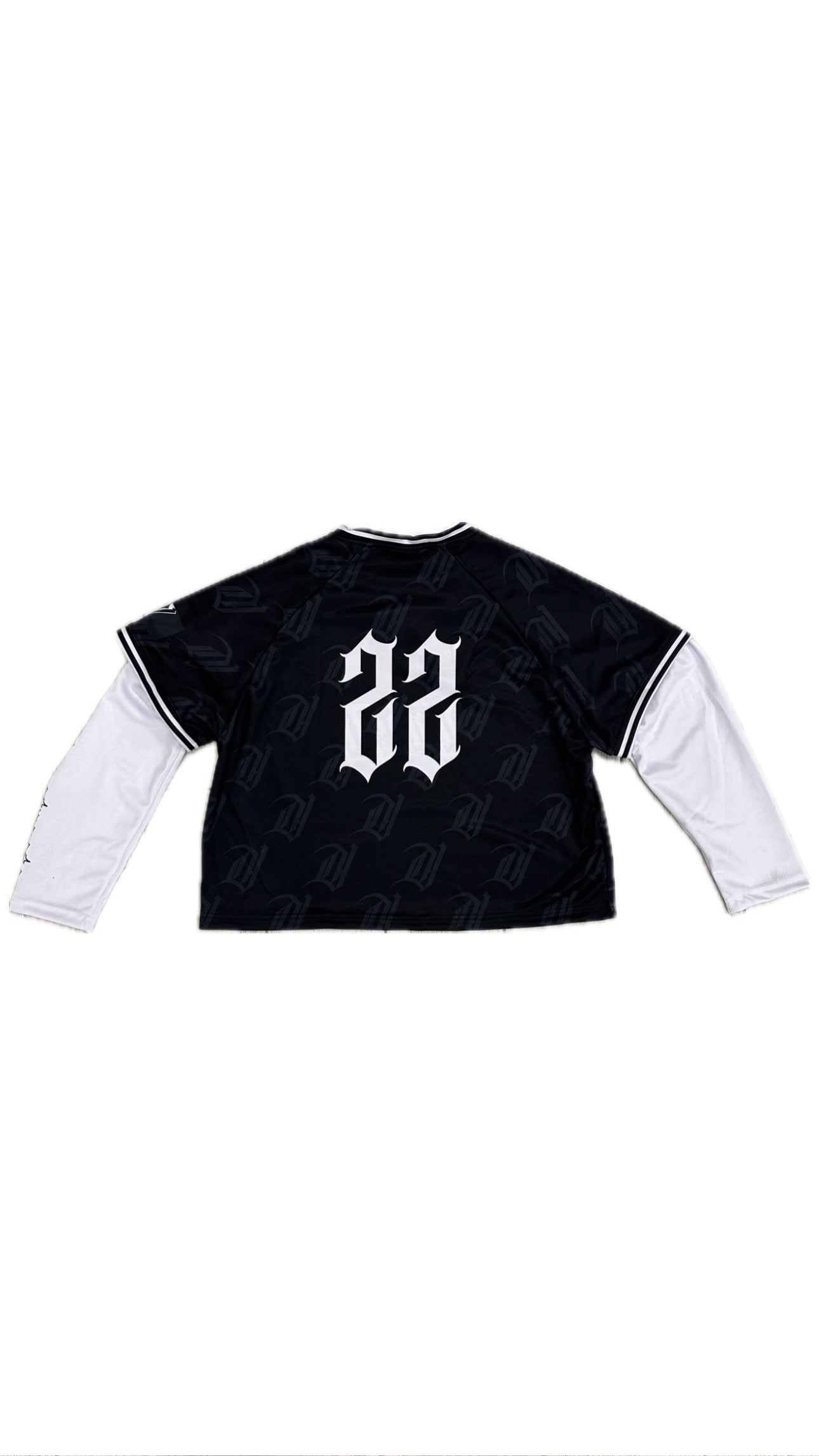 FOOTBALL LONGSLEEVE JERSEY BLACK