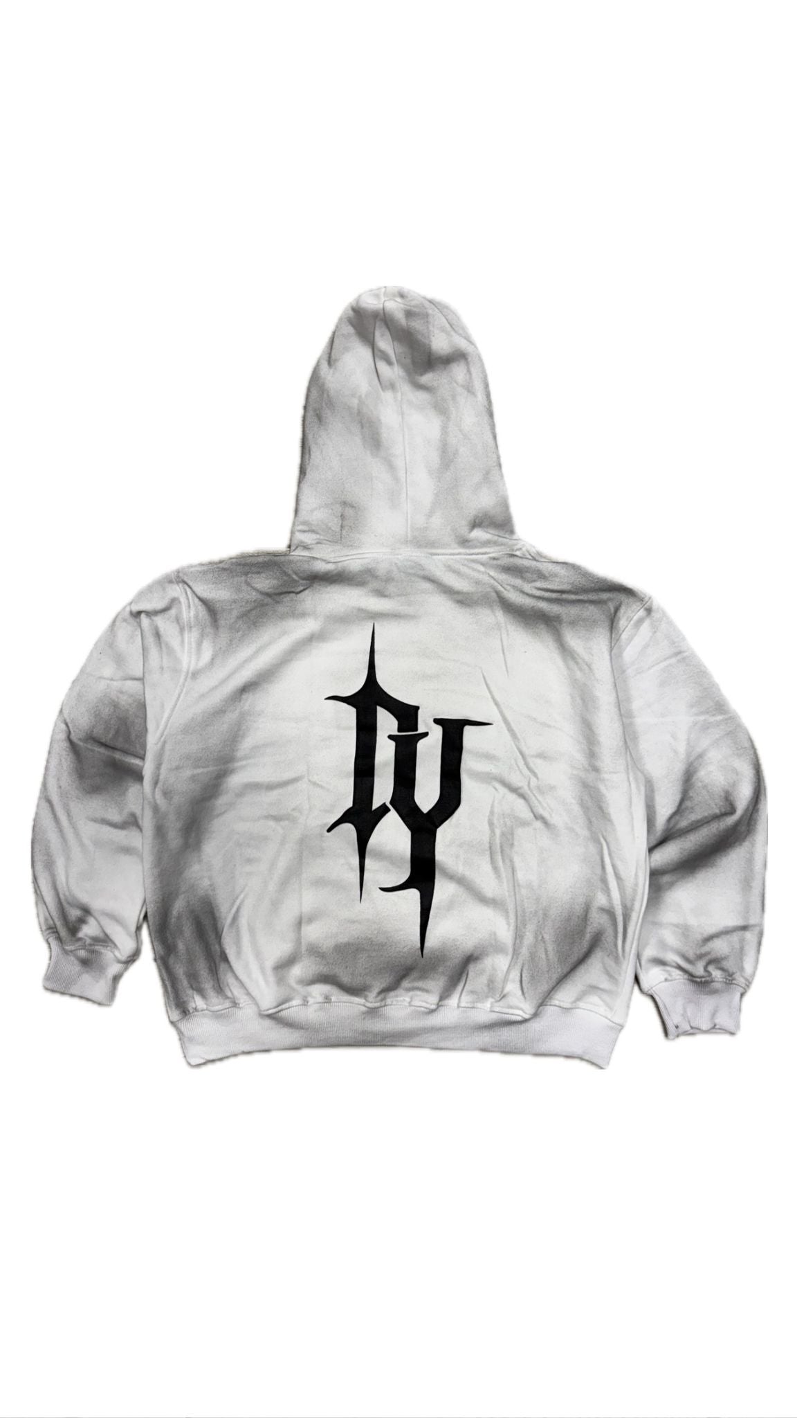 Dirty Dye Hoodie Off-White | Unisex