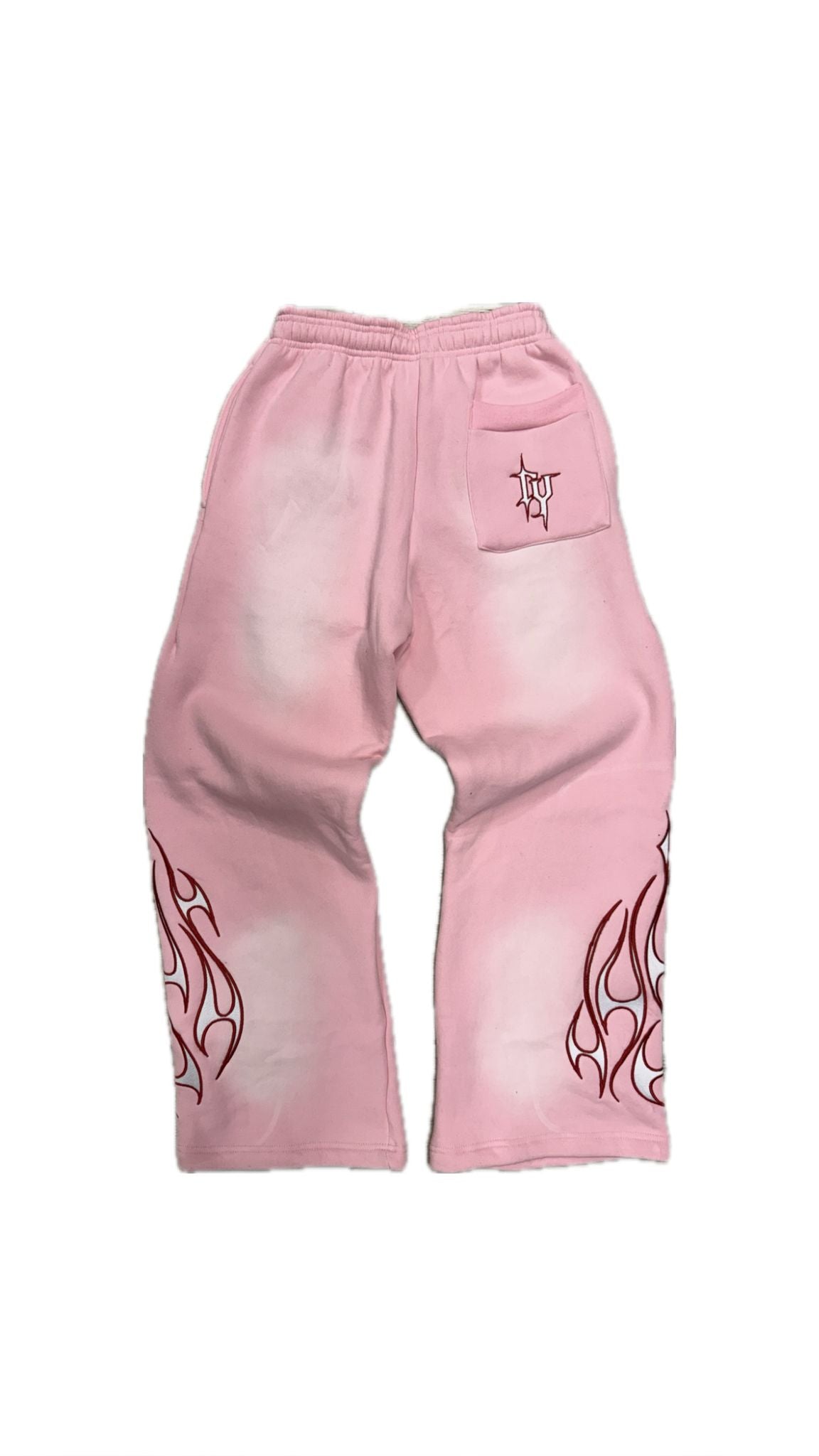 Tribal Flame Jogger Pink Red | Unisex